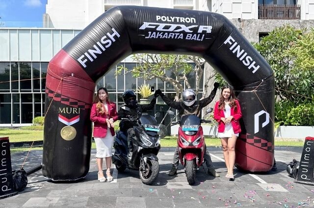 Polytron Fox-R Cetak Rekor MURI Tempuh 1.333 Km Jakarta - Bali