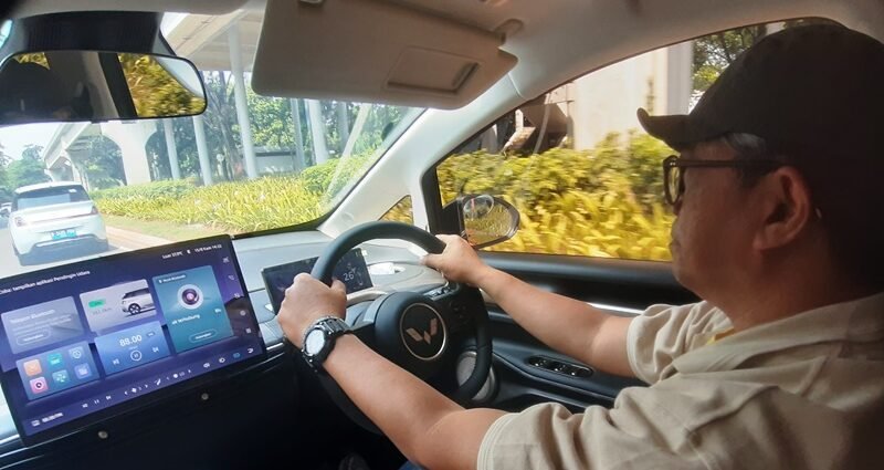 Media Drive Bersama Wuling Cloud EV, Teredukasi Fitur Multifungsi dan DC Fast Charging.
