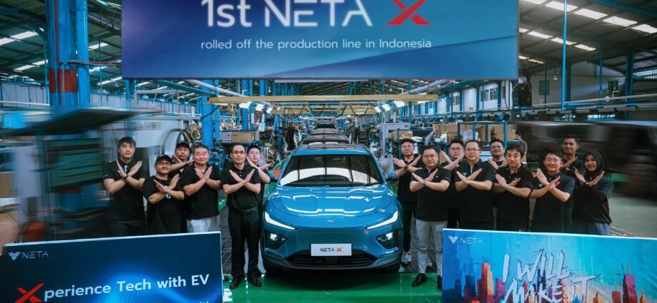 NETA X Awali Lini Produk CKD Perdana, Bakal Produksi 27.000 Unit Per Tahun